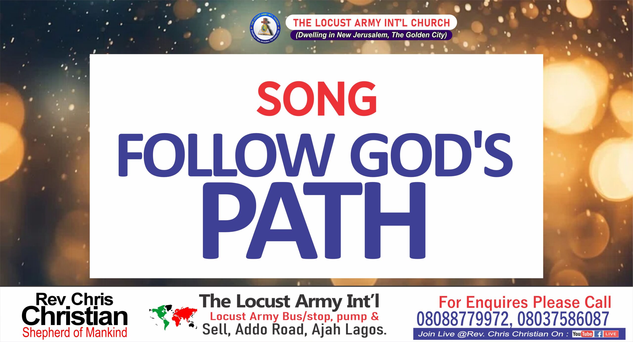 FOLLOW GOD’S PATH