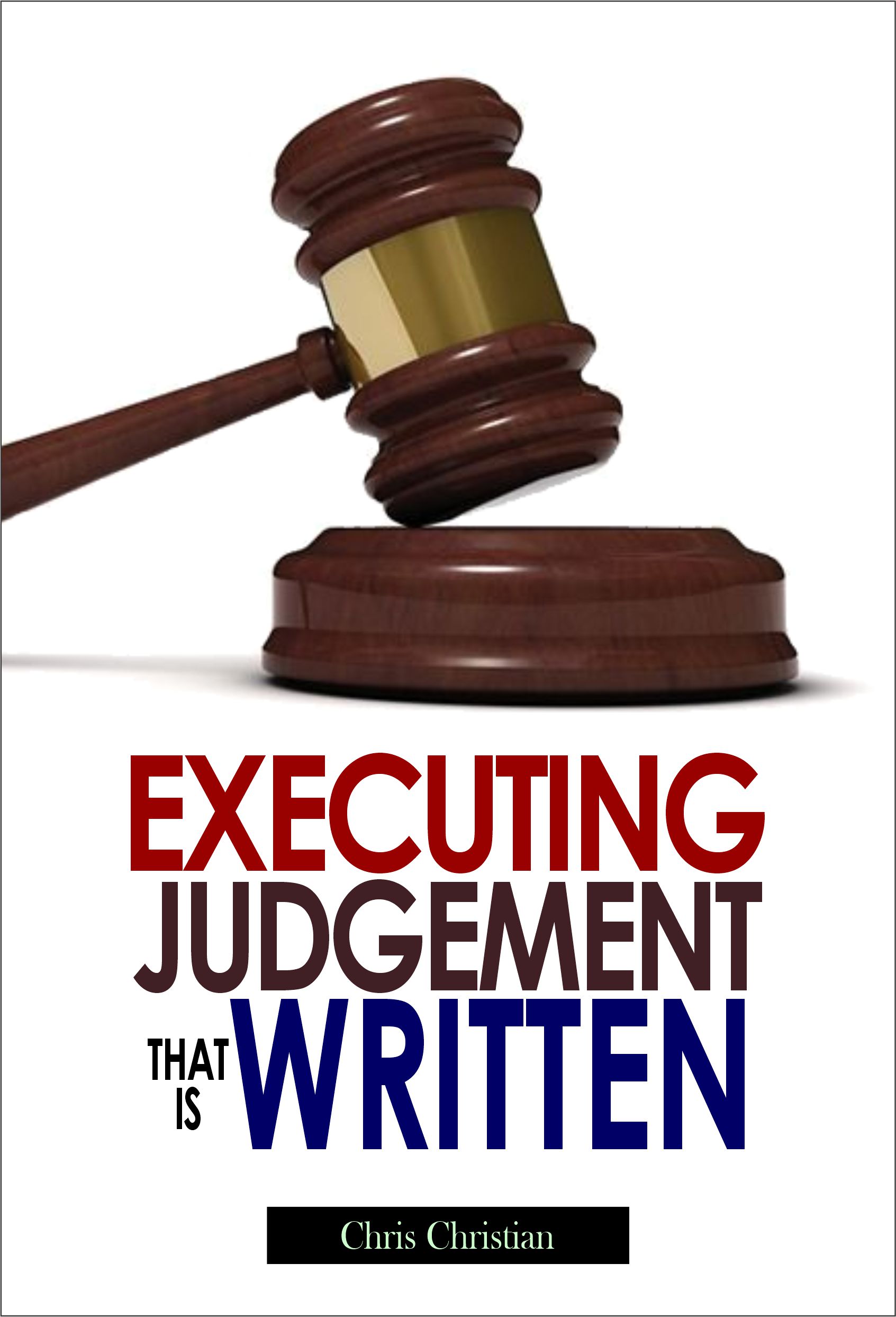 Executing Judgement That Is Written - Image 3